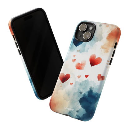 Floating Hearts Dance - iPhone Case