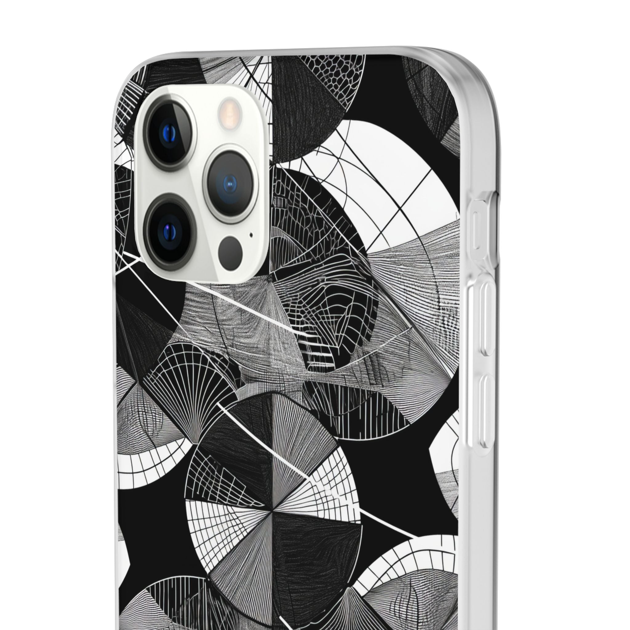 Geometric Elegance | Flexible Phone Case for iPhone