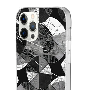 Geometrische Eleganz | Flexible Handyhülle für iPhone