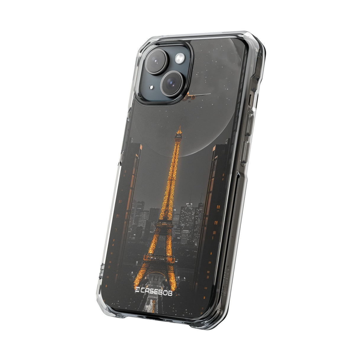 Futurist Paris - Phone Case for iPhone (Clear Impact - Magnetic)