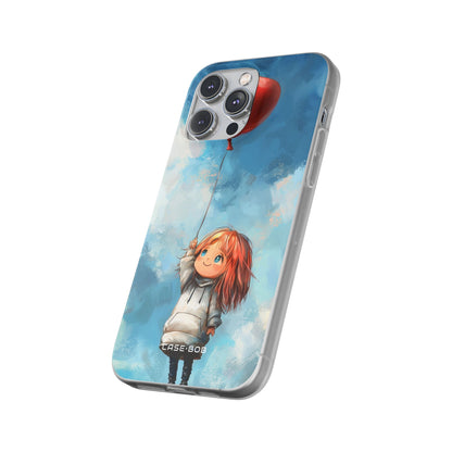 Heart Balloon Whimsy iPhone 14 Pro Max Case - Soft
