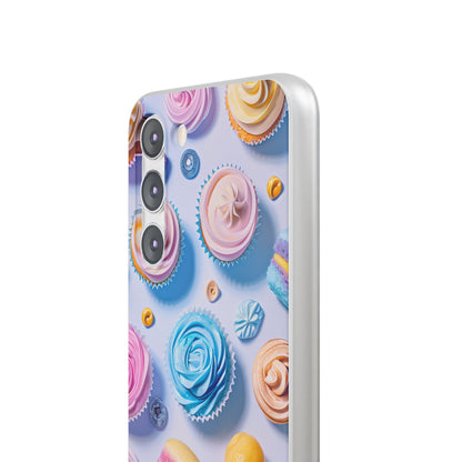 Pastel Whimsy Desserts - Flexi Samsung S23 Phone Case