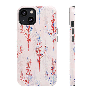 Pink Vintage Flowers - Protective Phone Case