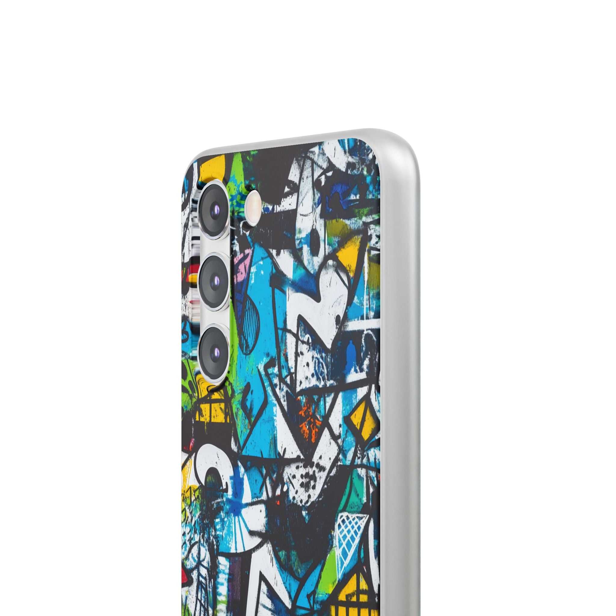White Ripple Drift Samsung S23 Case - Soft
