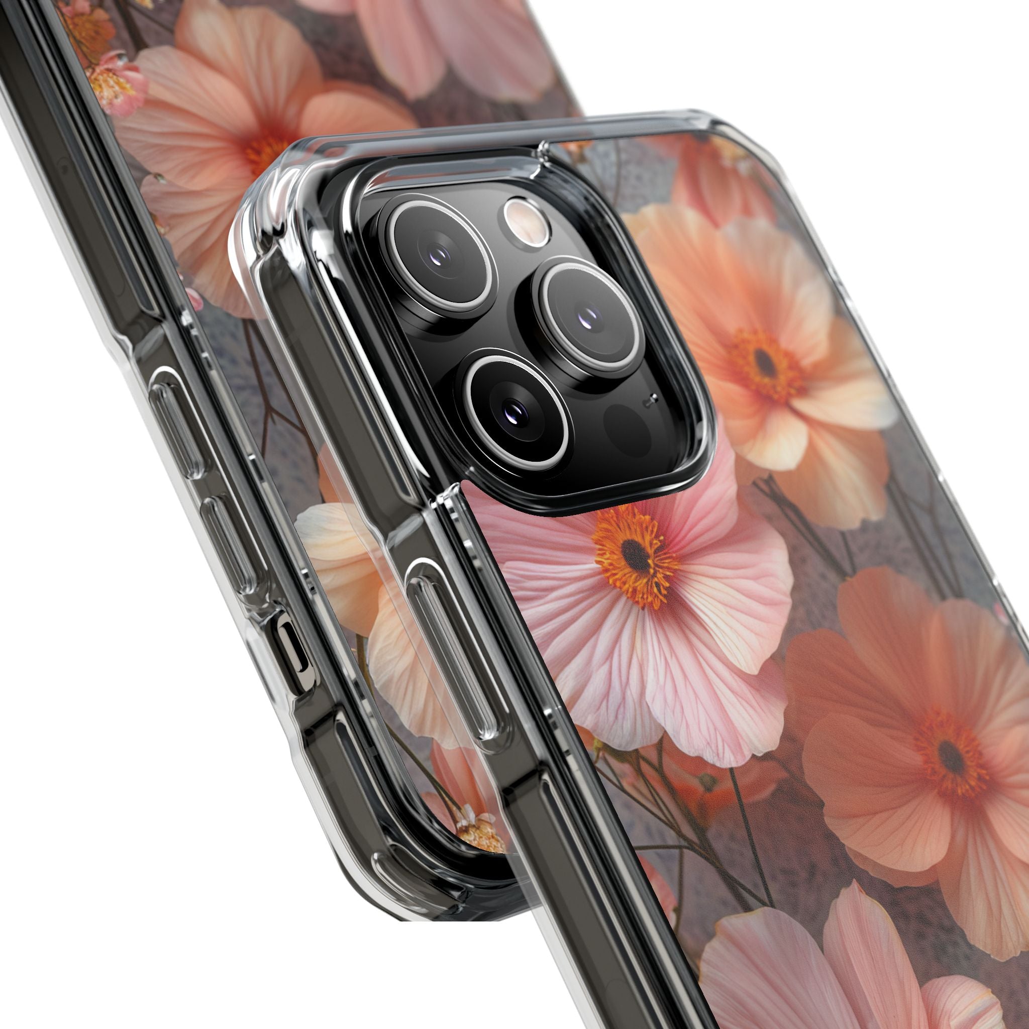 Serene Botanical Blooms - Clear Impact iPhone 14 Phone Case