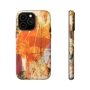 Abstract Orange Art - Protective Phone Case