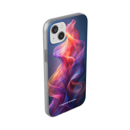 Violet Orange Flow - Flexi iPhone 14 Phone Case