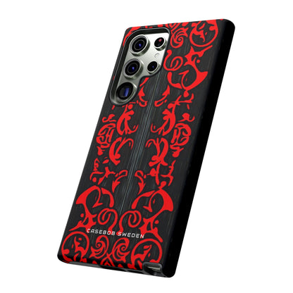 Gothic Crimson Symmetry Samsung S23 - Tough Phone Case