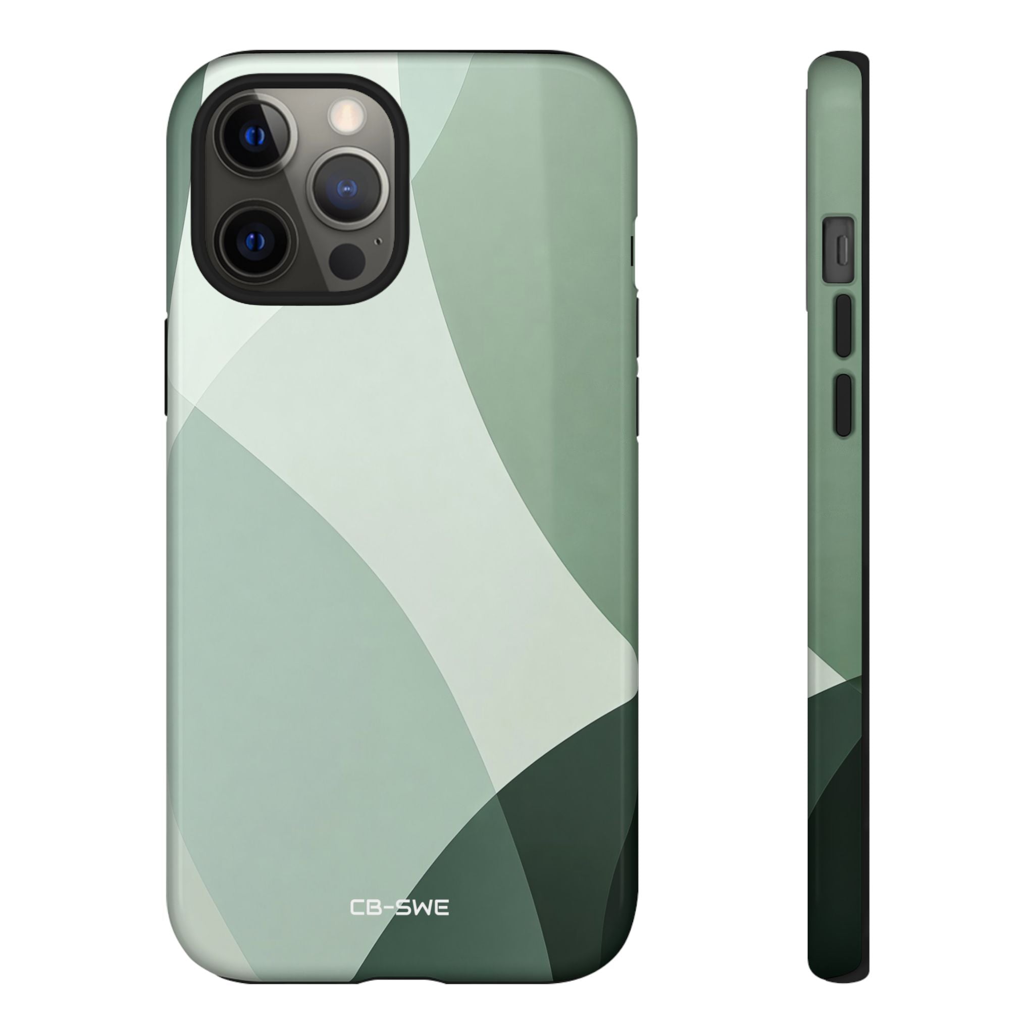 Flowing Green Harmony - iPhone Case