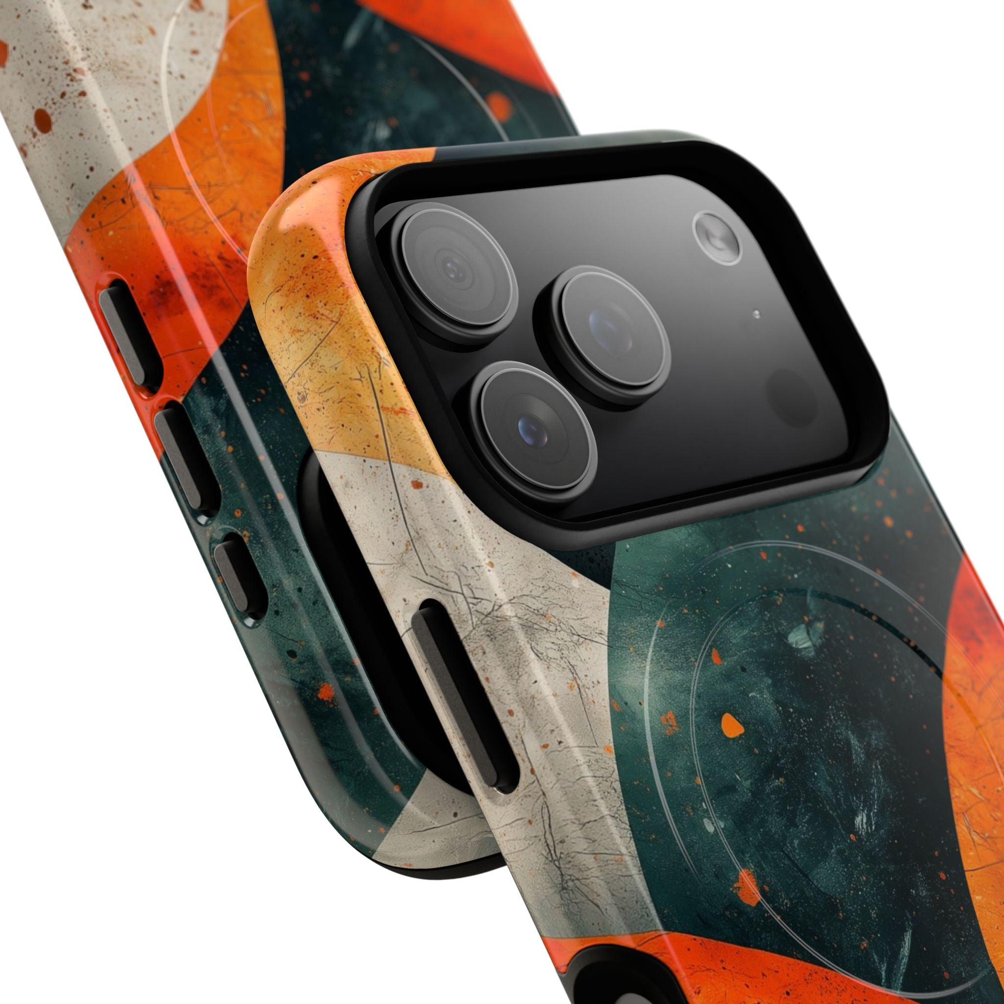 Crimson Wave iPhone 17 Pro Case - Tough+