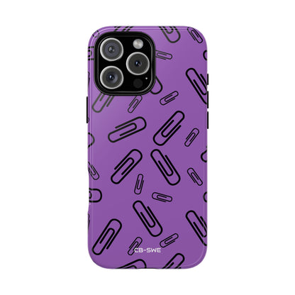 Paperclips Dance Playfully - iPhone Case