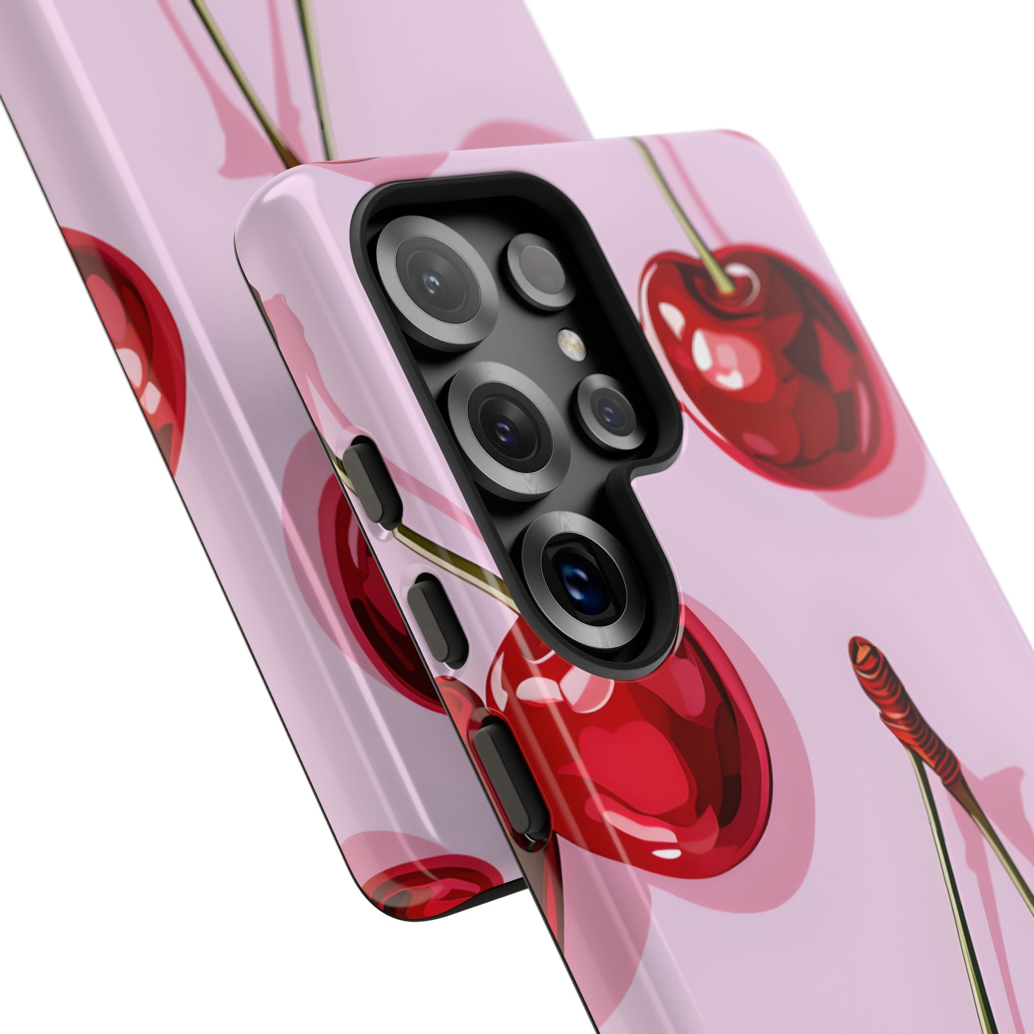 Glossy Cherry Burst Samsung S25 Ultra Case - Tough