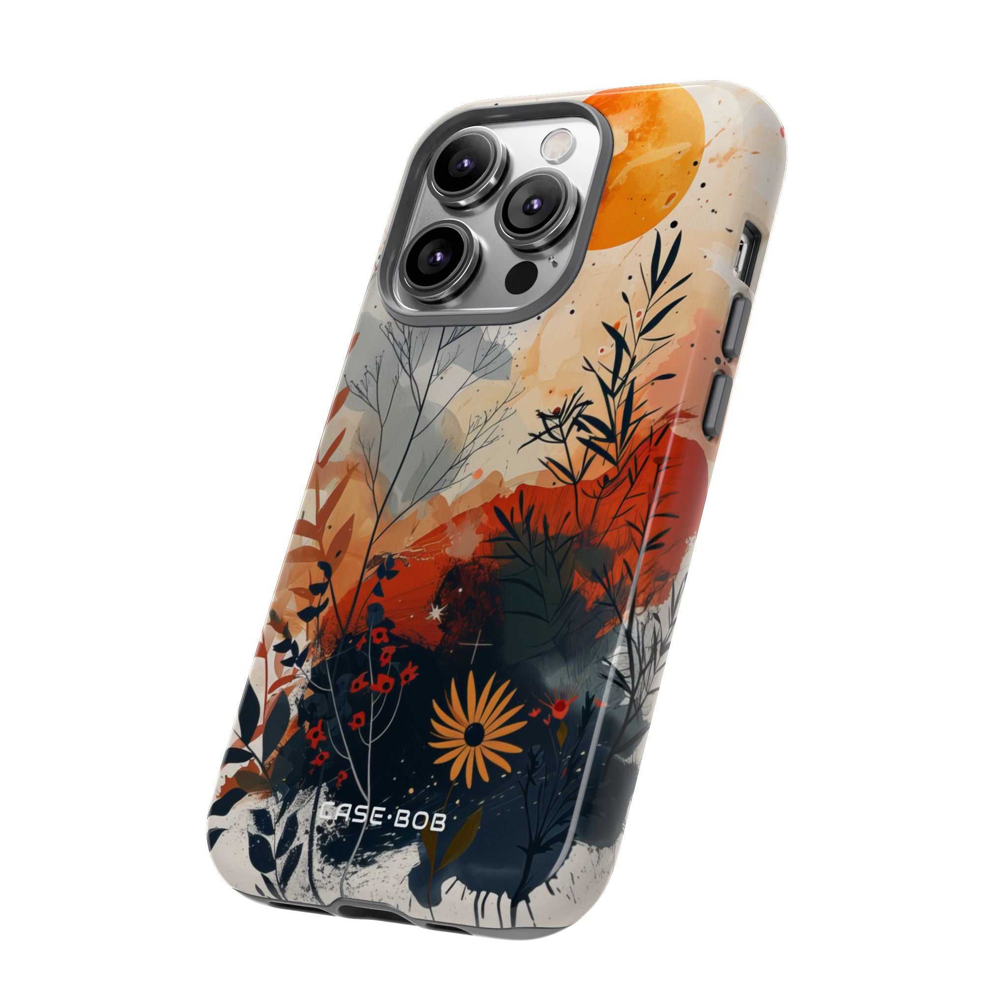 Orange Solstice iPhone 14 Pro Case - Tough