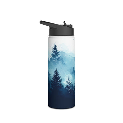 Moonlit Pines - Stainless Steel Water Bottle