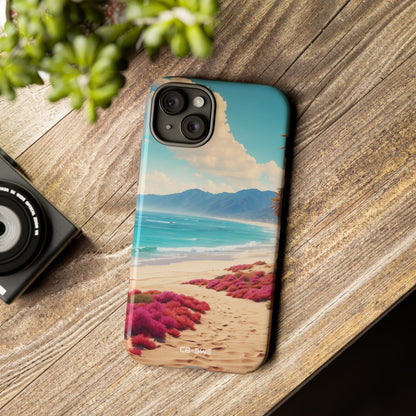 Footprints Trace Sand - iPhone Case