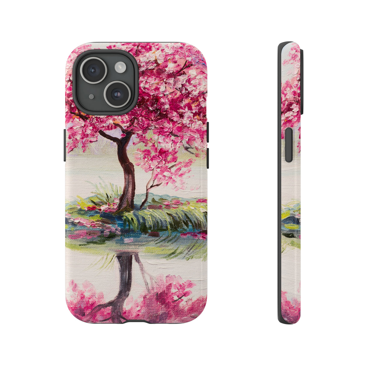 Oil painting - Oriental Cherry Tree - Protective Phone Case