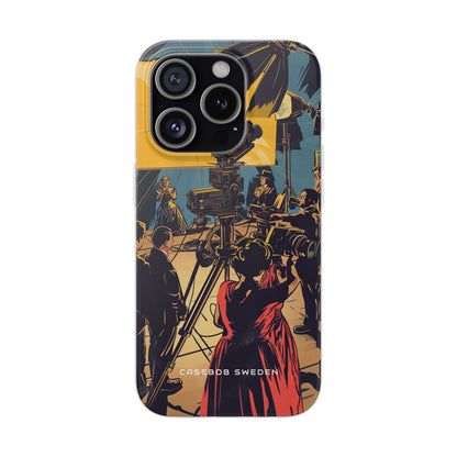 Golden Era Cinematic Spotlight iPhone 15 - Flexi Phone Case