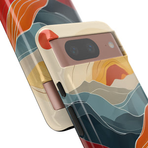 Sunset Waves | Protective Phone Case for Google Pixel