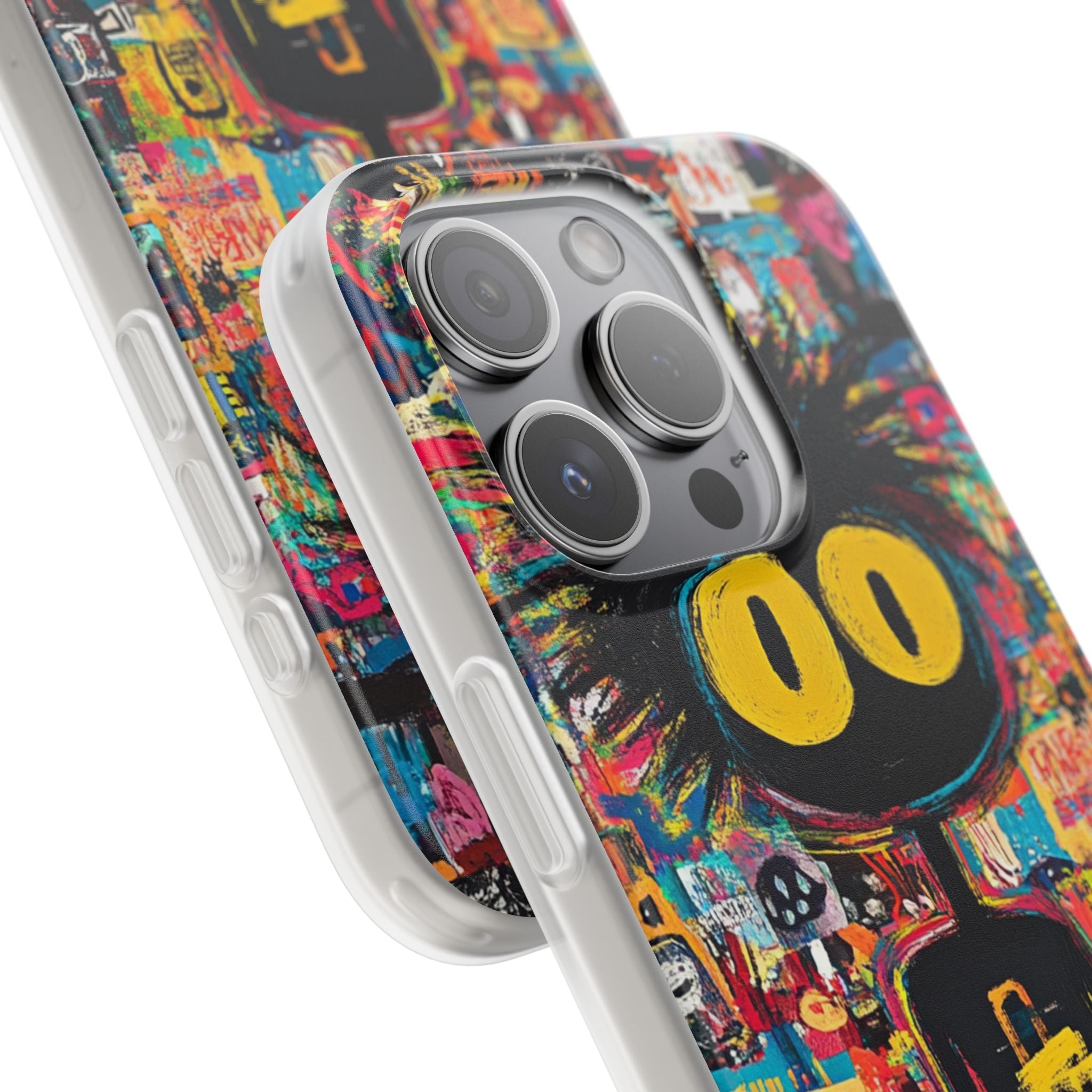 Spiky Shadow iPhone 15 Pro Case - Soft