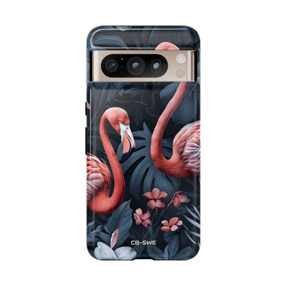 Flamingos Embrace Nature - Google Pixel Case
