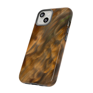 Gold Sand Ink Art iPhone Case (Protective) Phone Case