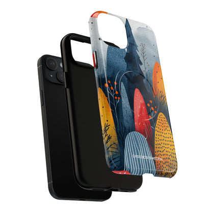 Whimsical Nature - Tough + MagSafe® iPhone 15 Phone Case