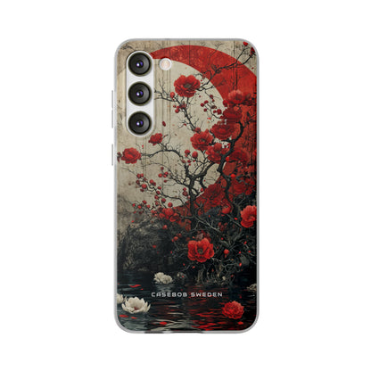 Zen Blossoms in Moonlight Samsung S23 - Flexi Phone Case