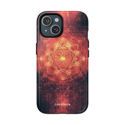 Radiant Mandala iPhone 15 Case - Tough+