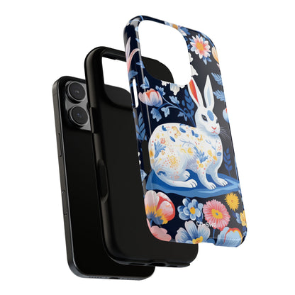 Floral Rabbit Dances - iPhone Case