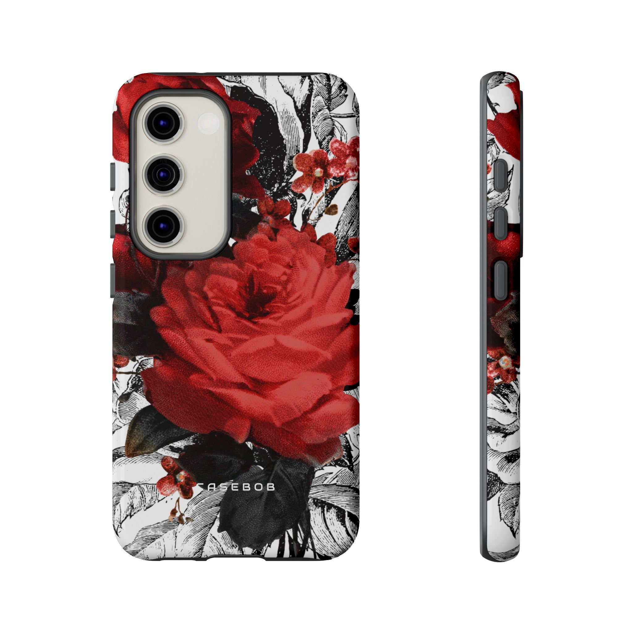 Cheruse Gothic Flower - Protective Phone Case