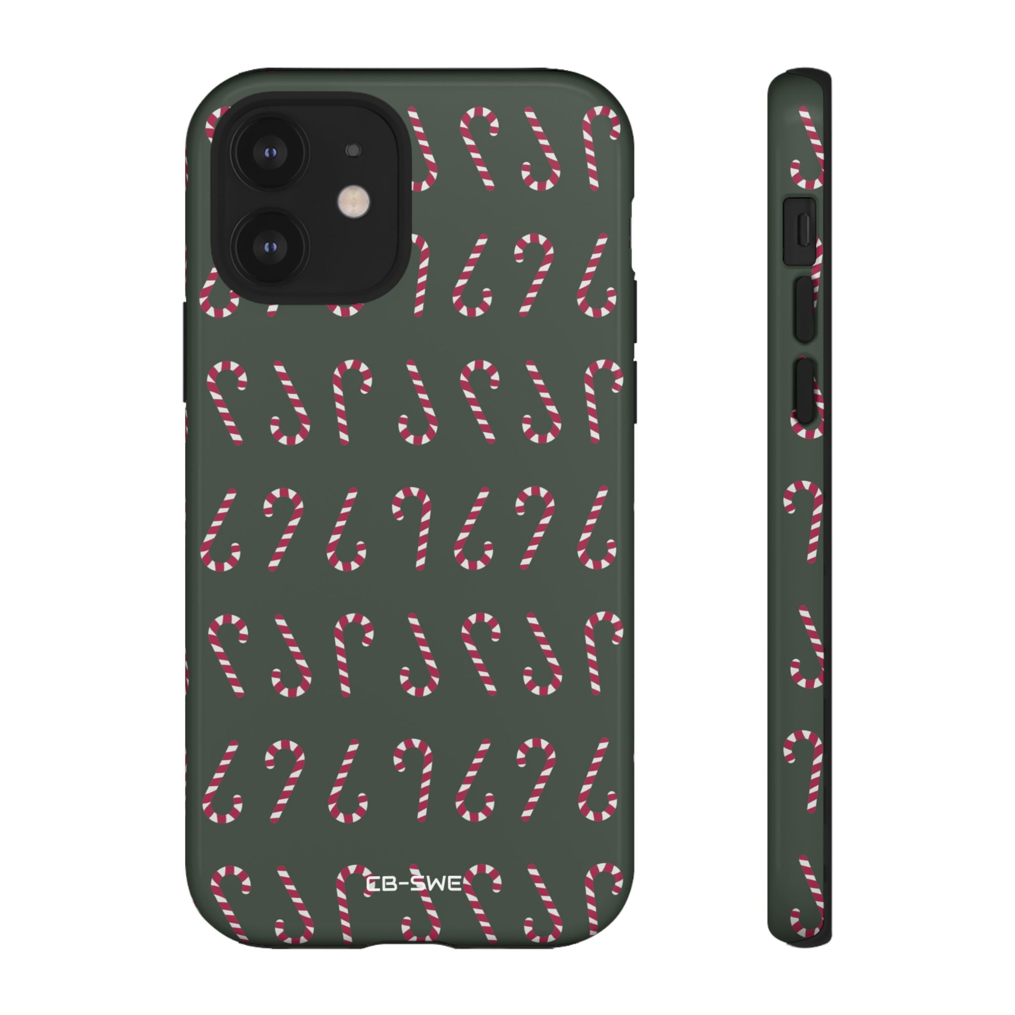 Candy Canes Aligned - iPhone Case