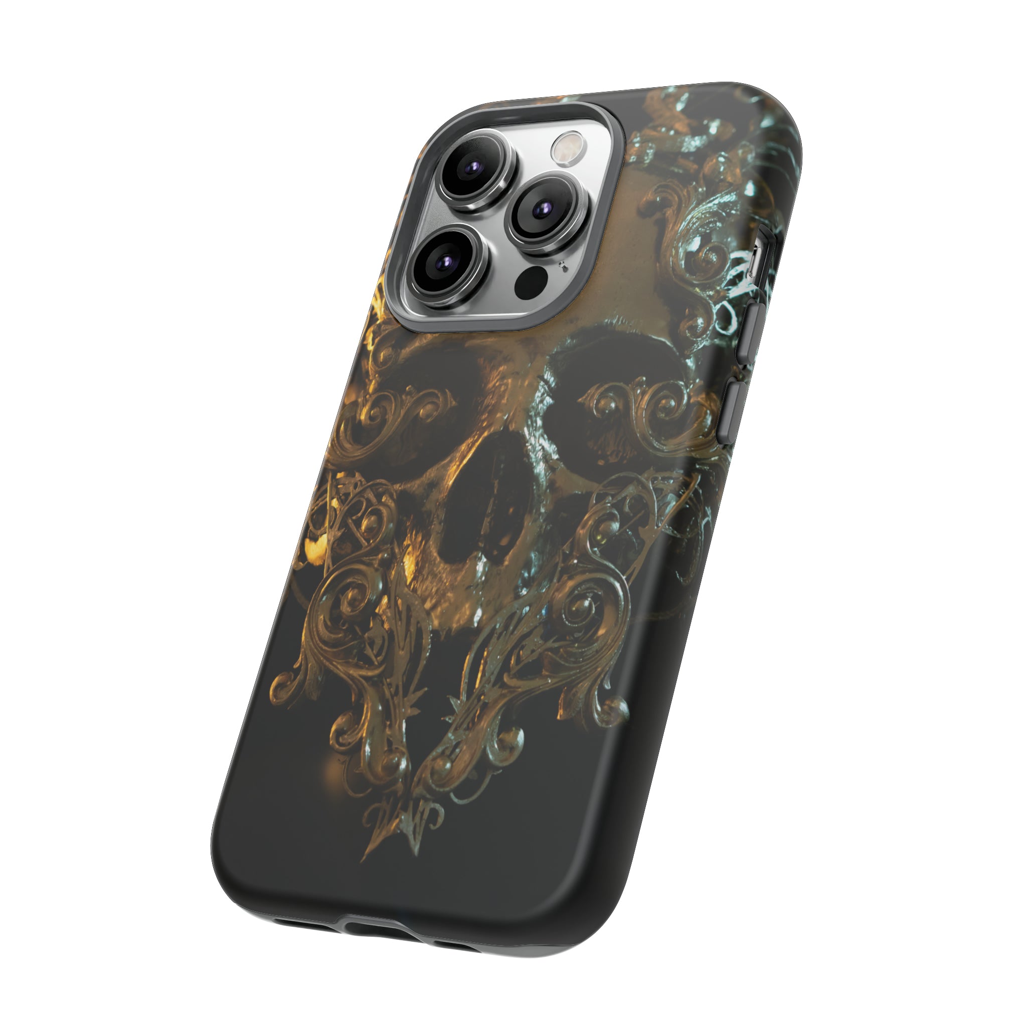 Golden Skull Trooper - Protective Phone Case