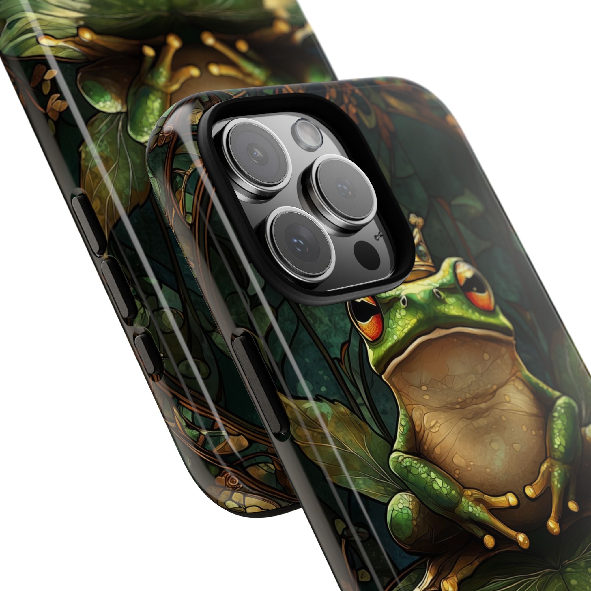 Crowned Frog Rests - iPhone Case