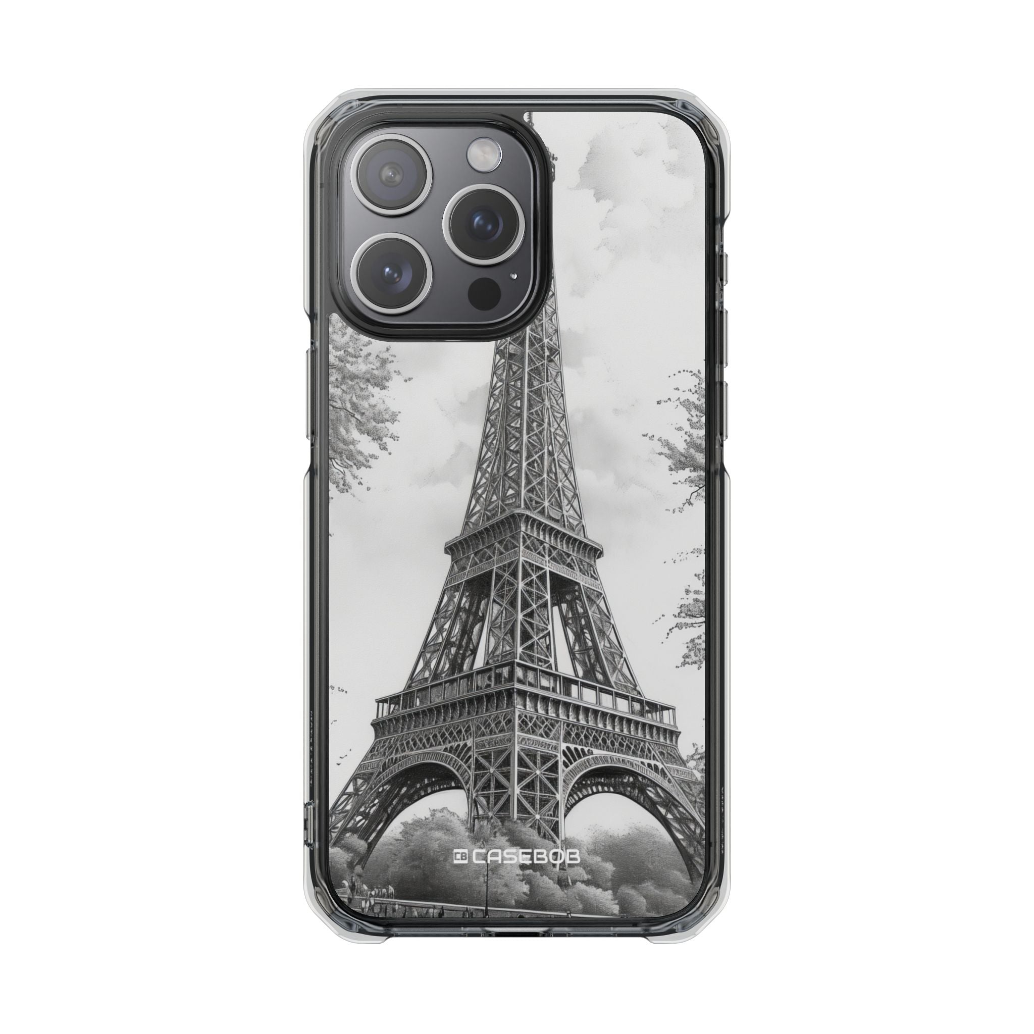 Parisian Monochrome Majesty - Phone Case for iPhone