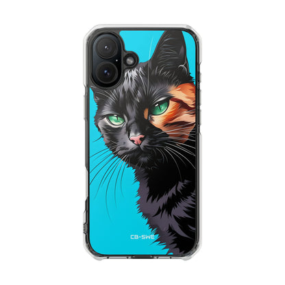 Curious Cat Stare iPhone Case - Impact