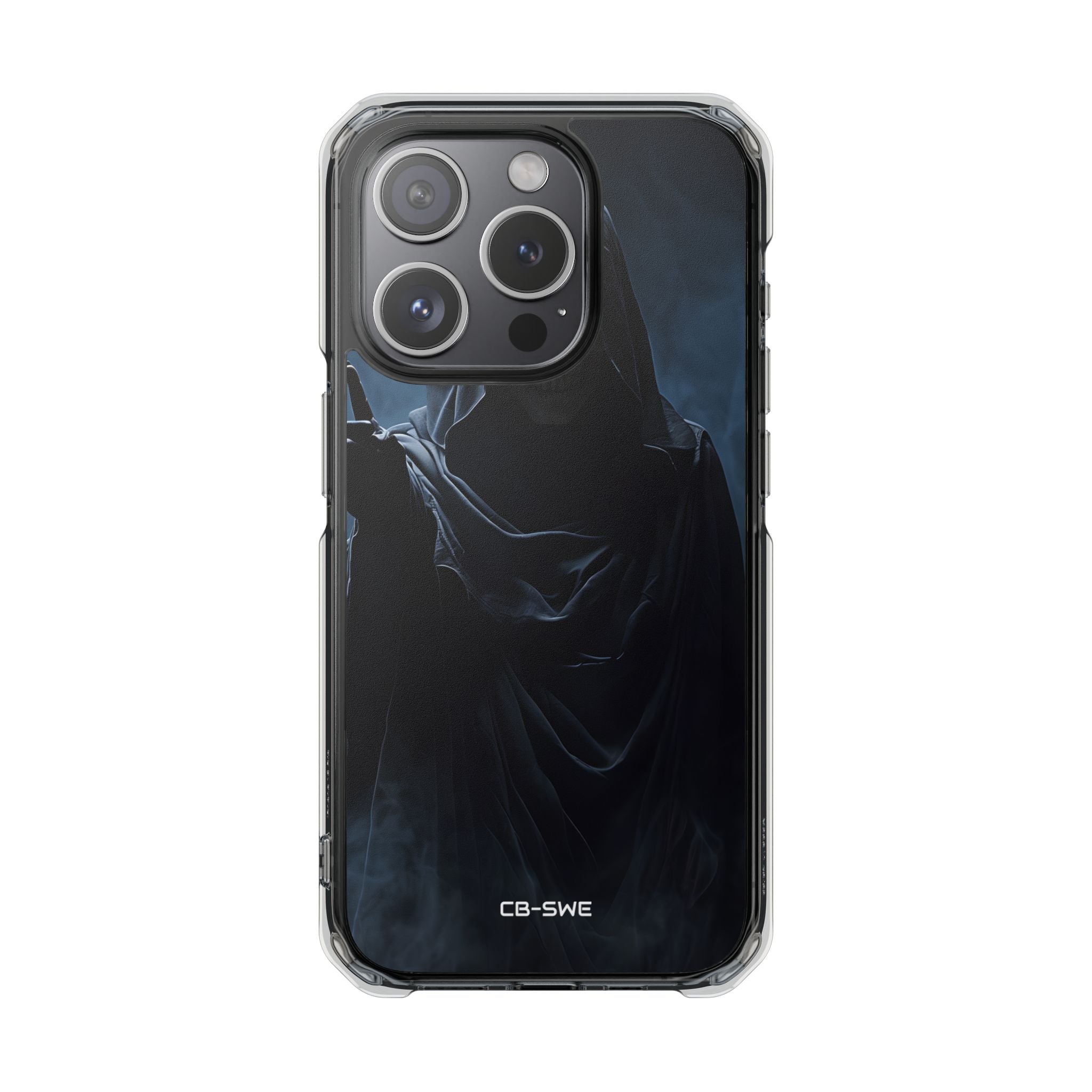 Spectral Guardian Warning iPhone Case - Impact