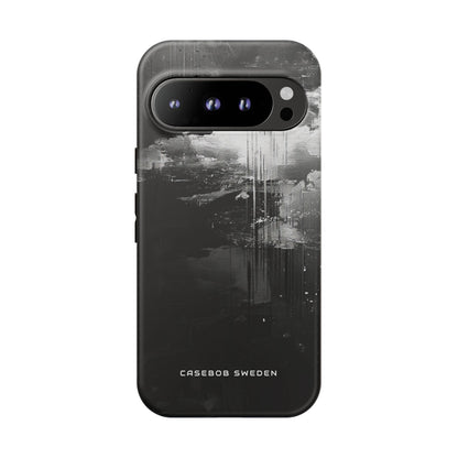 Chaotic Monochrome Layers Google Pixel 9 - Tough Phone Case