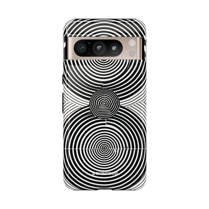 Dynamische Tiefe: Schwarz-Weiß-Op-Art – für Google Pixel 8