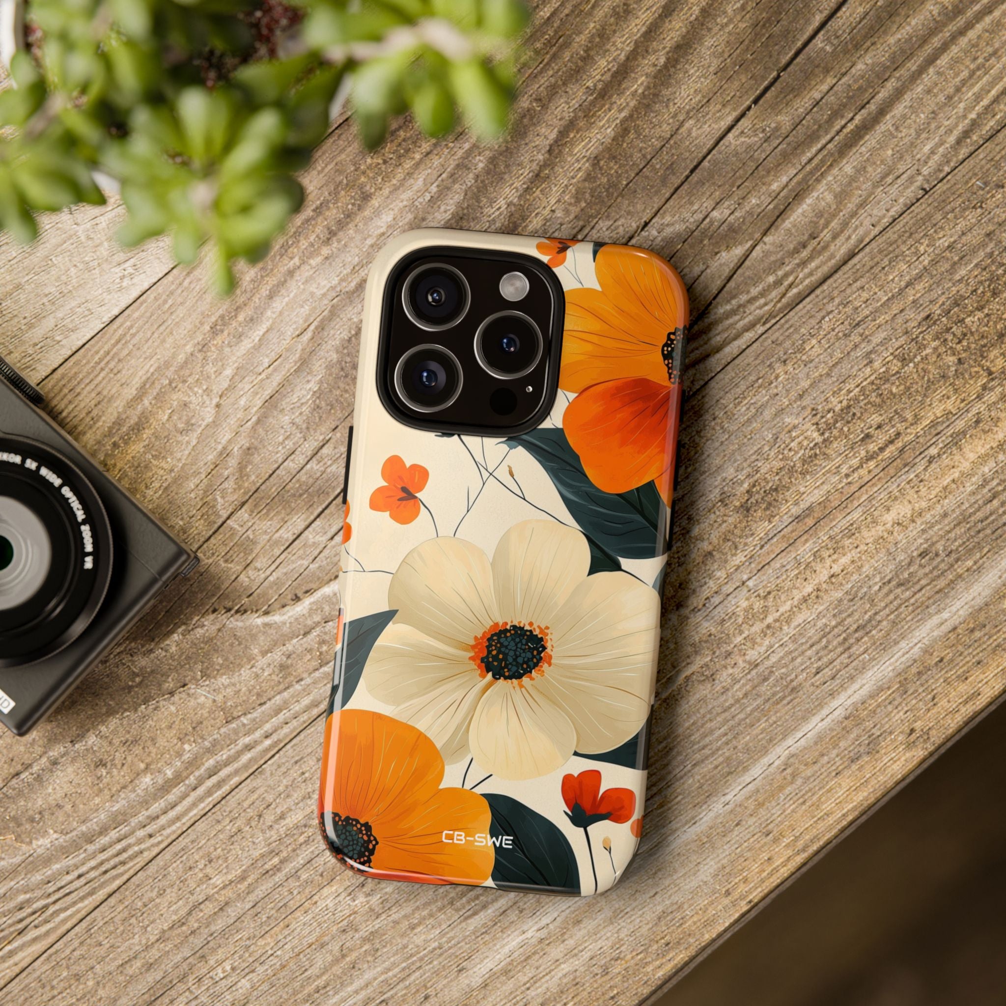 Vibrant Flowers Bloom - iPhone Case