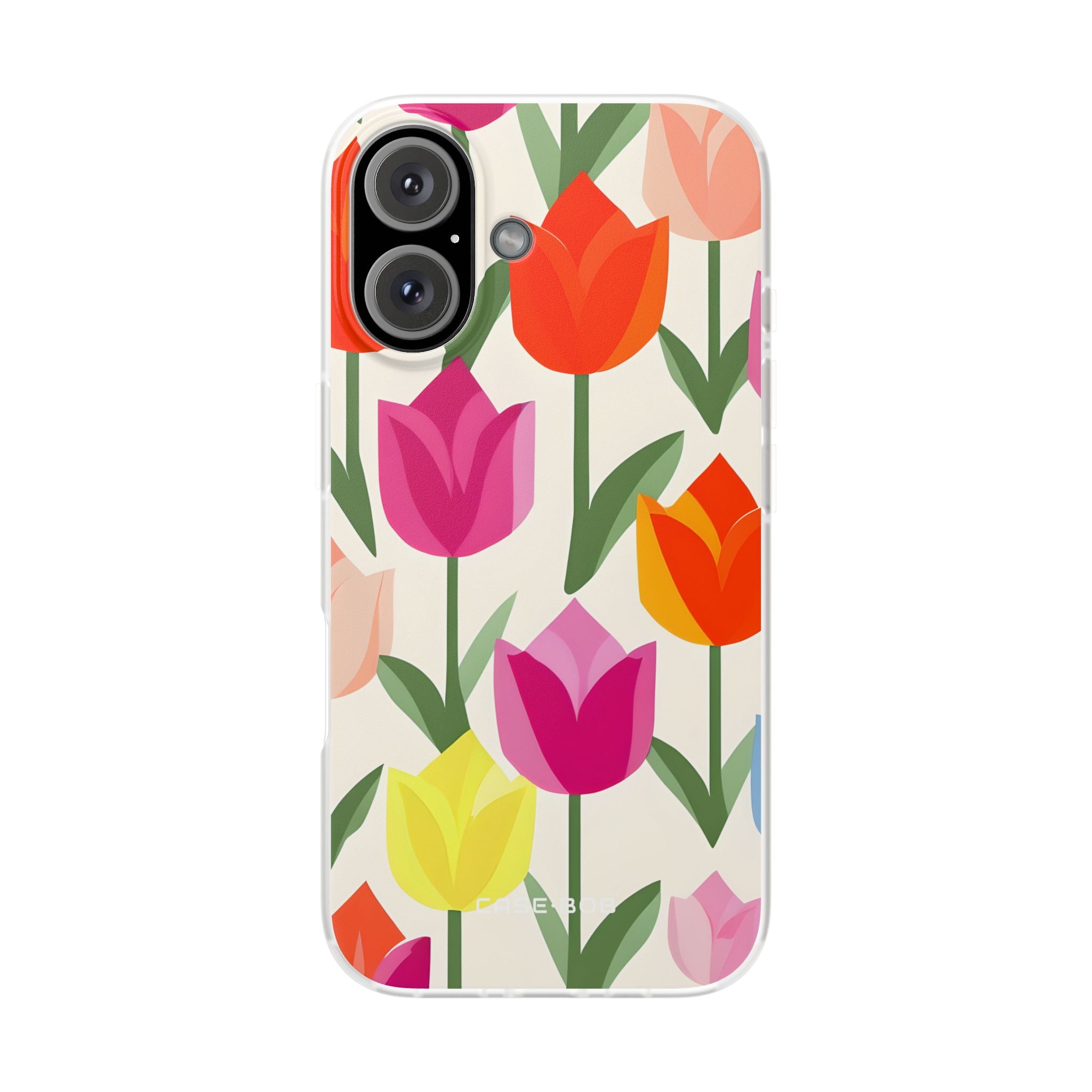 Tulip Harmony Green iPhone 16 - Soft Case