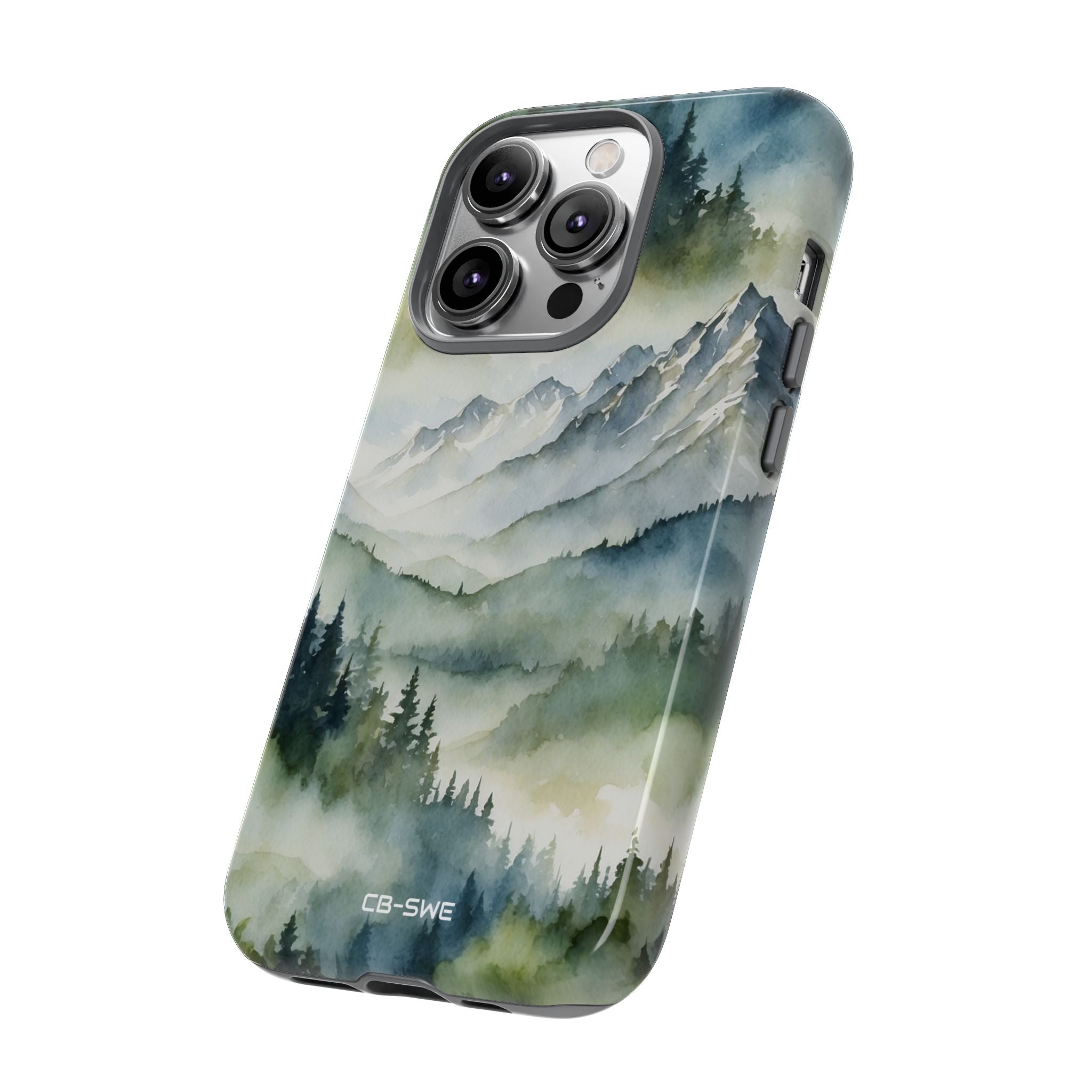 Misty Peaks Emerge - iPhone Case