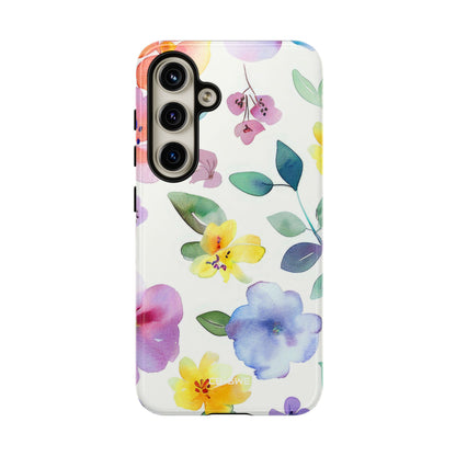 Whimsical Watercolor Florals - Samsung Case