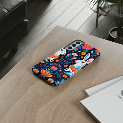 Bunnies Hop Flowers - Samsung Case