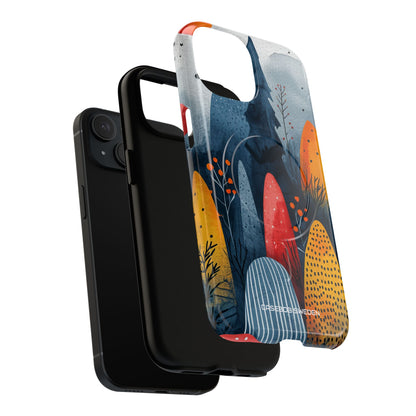 Whimsical Nature - Tough + MagSafe® iPhone 15 Phone Case