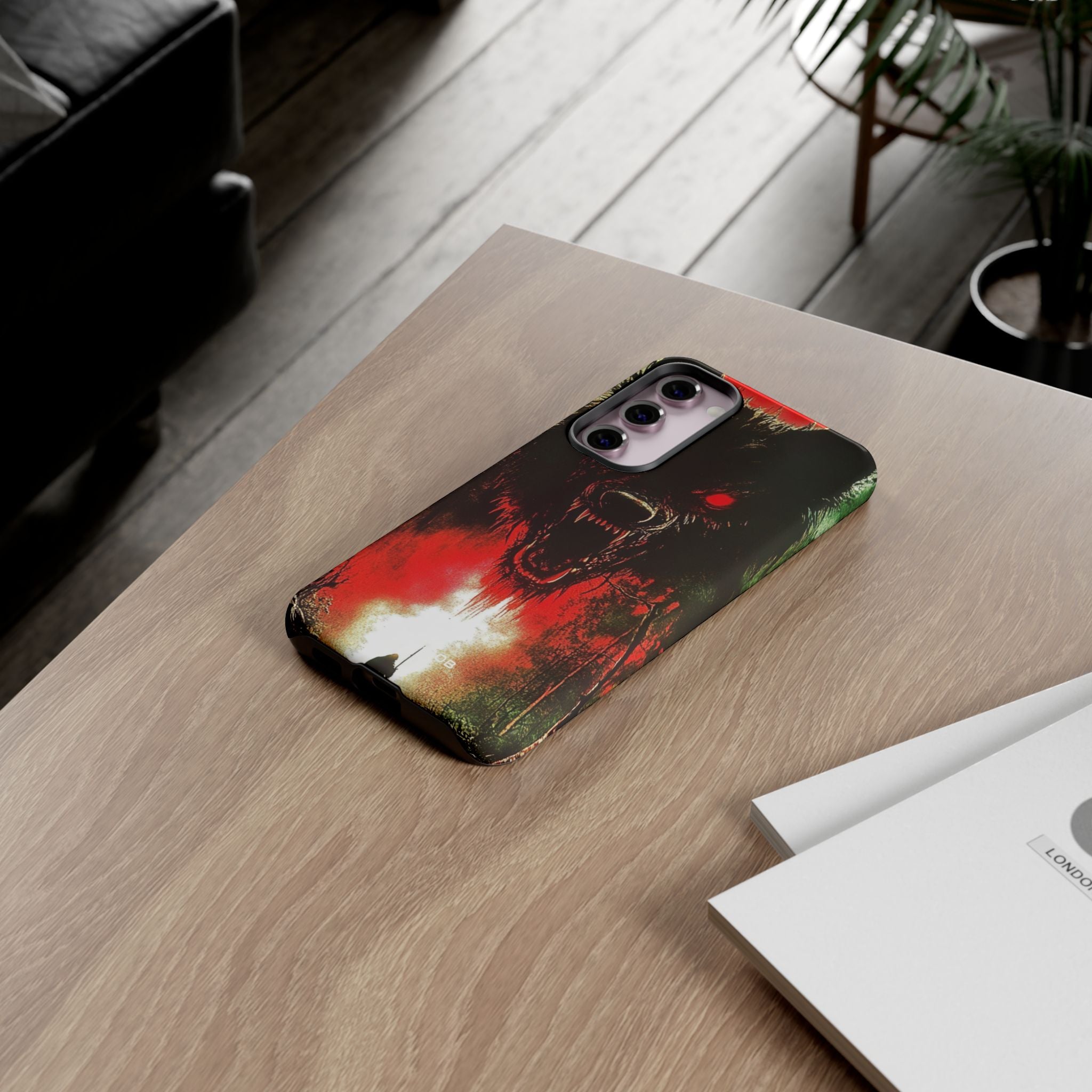 Crimson Wolf Samsung S23 Plus Case - Tough