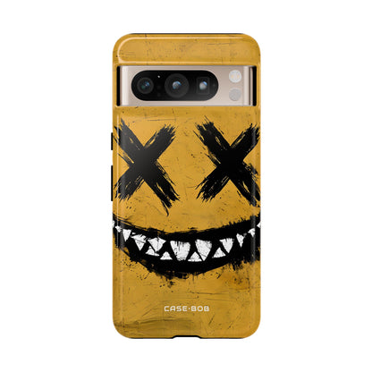 Jagged Smile Yellow Google Pixel 8 Pro Case - Tough