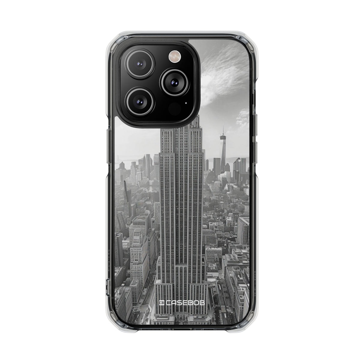 Urban Monoliths – Handyhülle für iPhone (Clear Impact – Magnetisch) 