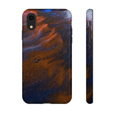 Gold Daze Ink Art iPhone Case (Protective) iPhone XR Glossy Phone Case