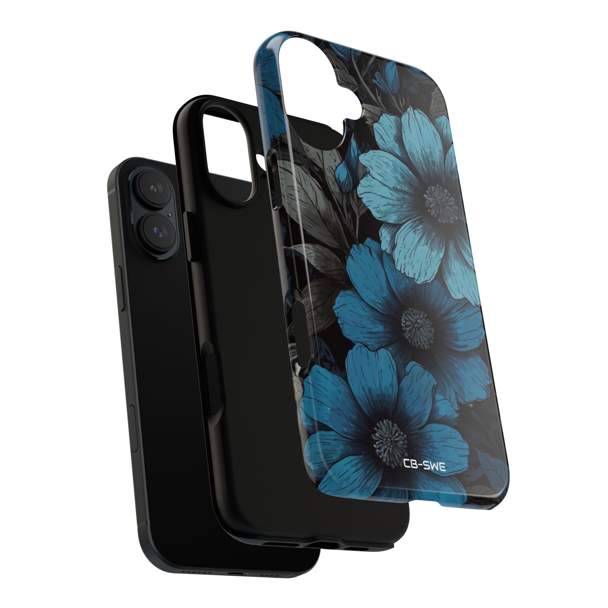 Flower Embrace Depth - iPhone Case