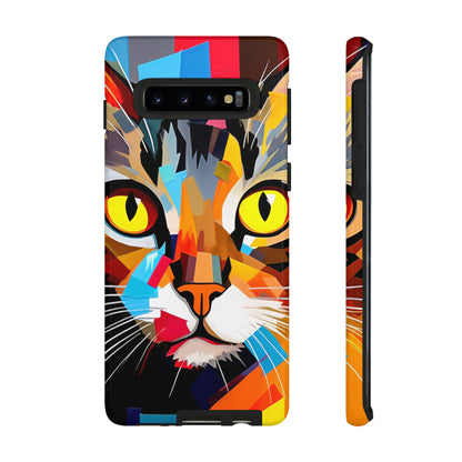 Abstract Kitty Palette Samsung Case (Protective)